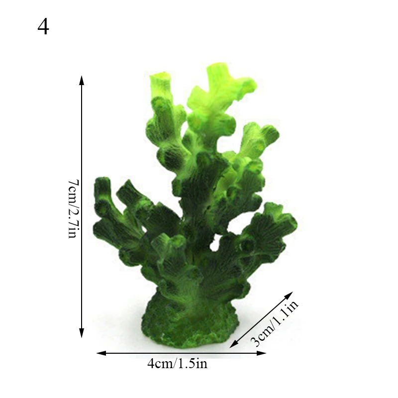 Искусственные Коралловые украшения полихромные Подводные существа имитация