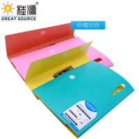 a3 test paper folder music paper clip folder double color pp folder with pen insertw245l310mm 9 65 12 2110pcs