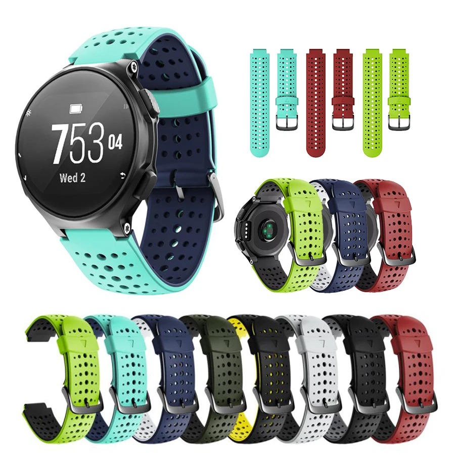 Модный браслет ремешок спортивный для смарт-часов Garmin Forerunner 735xt 220 230 235 620 630 Correa