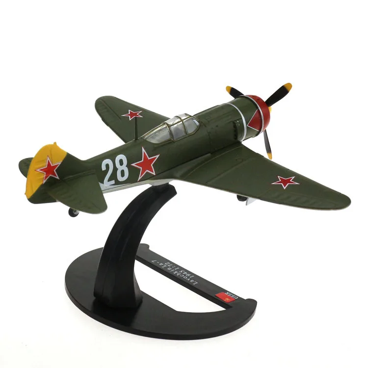AVIONES 1/72 масштаб Второй мировой войны советские воздушные силы LAWOCZKIN LA-7 боец литой металлический самолет модель игрушка для коллекции, подарок