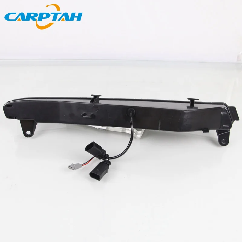 Светодиодный дневной светильник для Audi Q7 2010 2011 2012-2015 Plug and Play 12V желтый индикатор