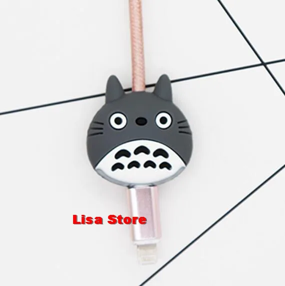 50 шт. зажимы для кабеля в виде персонажей мультфильмов USB телефон зарядное устройство защита данных крышка мини провода протектор кабель шнур телефон аксессуары для iPhone