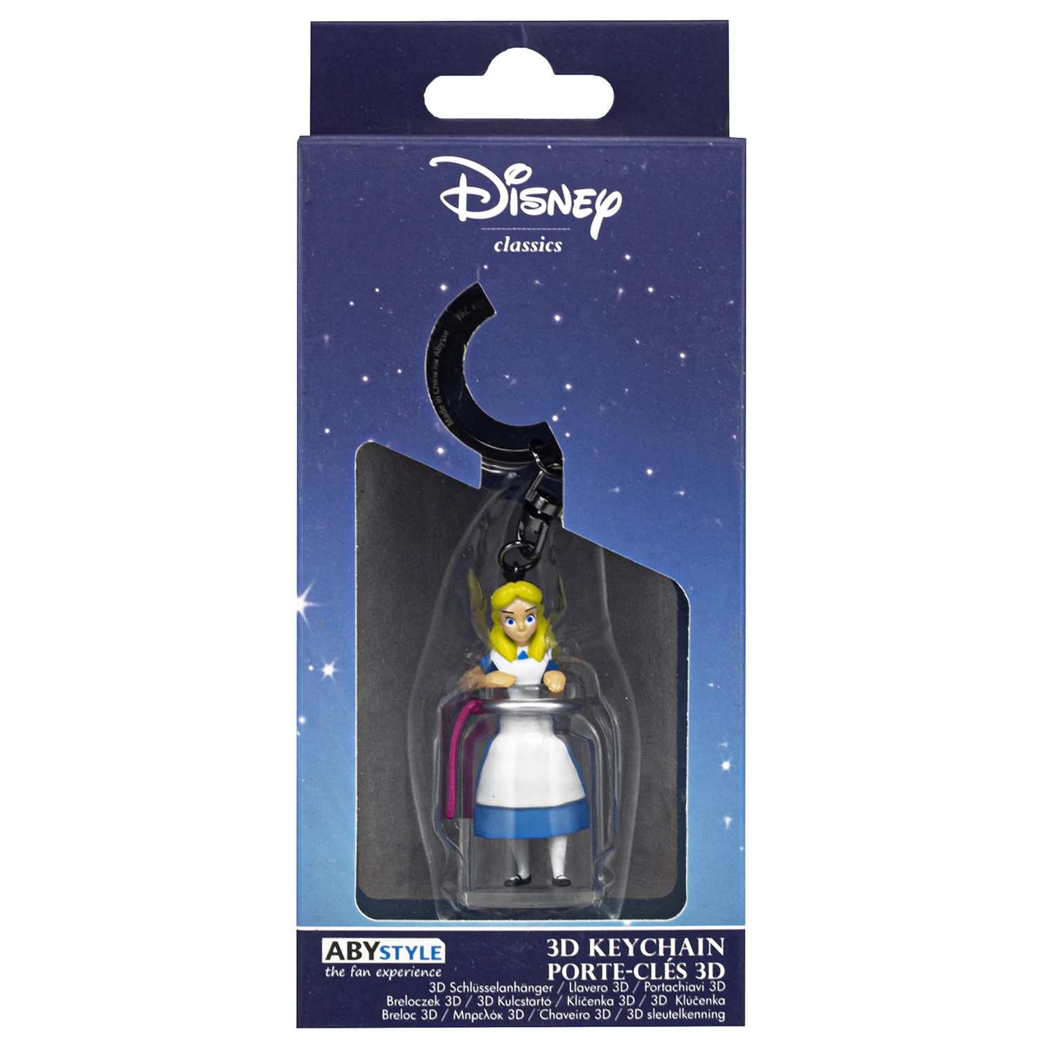 Брелок 3D Disney Alice in Wonderland the bottle ABYKEY257 | Канцтовары для офиса и дома