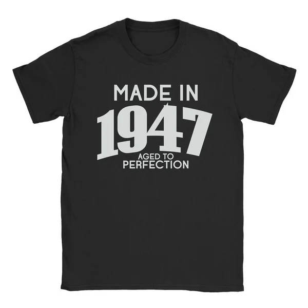 

Made In 1947 Mens T-Shirt - 70th Birthday Present Gift Vintage