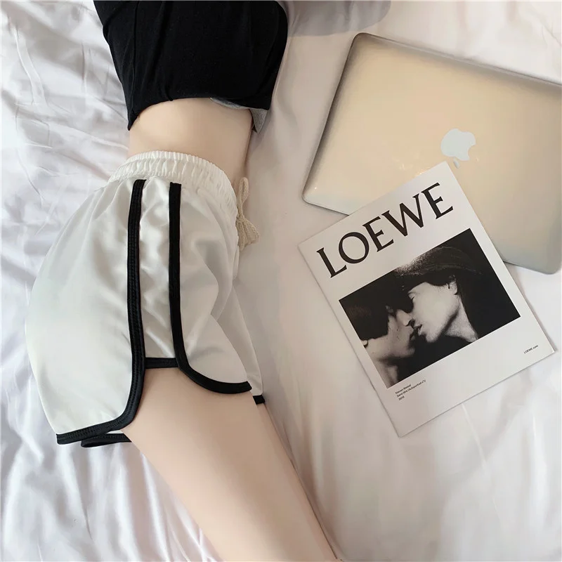 Летние новые спортивные шорты штаны для йоги похудения с карманами популярные