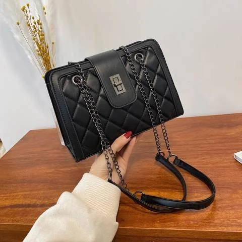 

Женская клетчатая сумка через плечо в форме алмаза, модная универсальная квадратная сумка, банкетная металлическая дизайнерская сумка-мес...