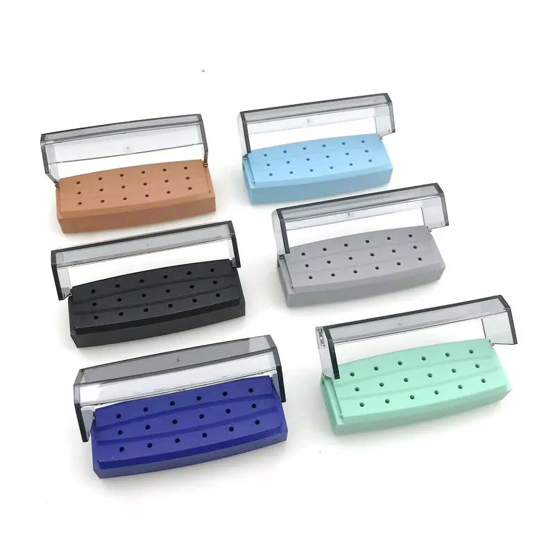 Ящик для стерилизации стоматологических фрез Dental Sterilizer Case Bur Box с 18 отверстиями для стоматологических фрез высокой скорости 1,6 мм Dentist Drill Autoclave on.