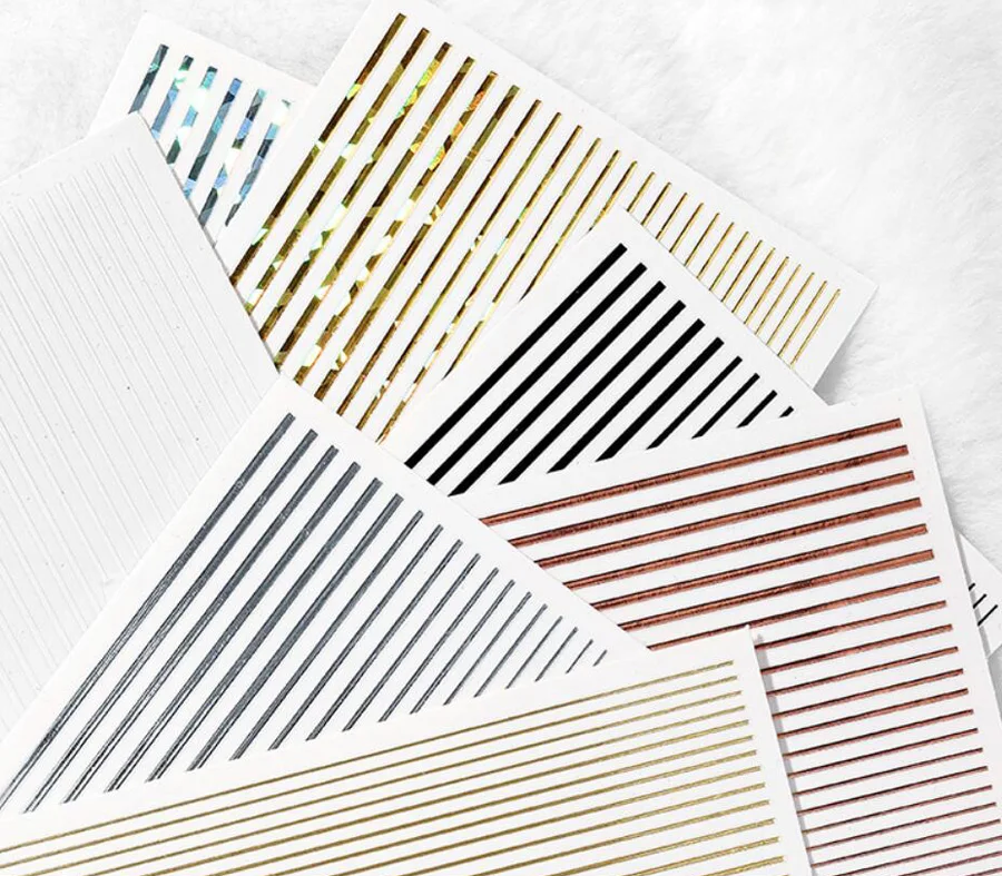 1 шт. лазерная металлическая лента для нанесения лака ногтей|Стикеры и наклейки| |