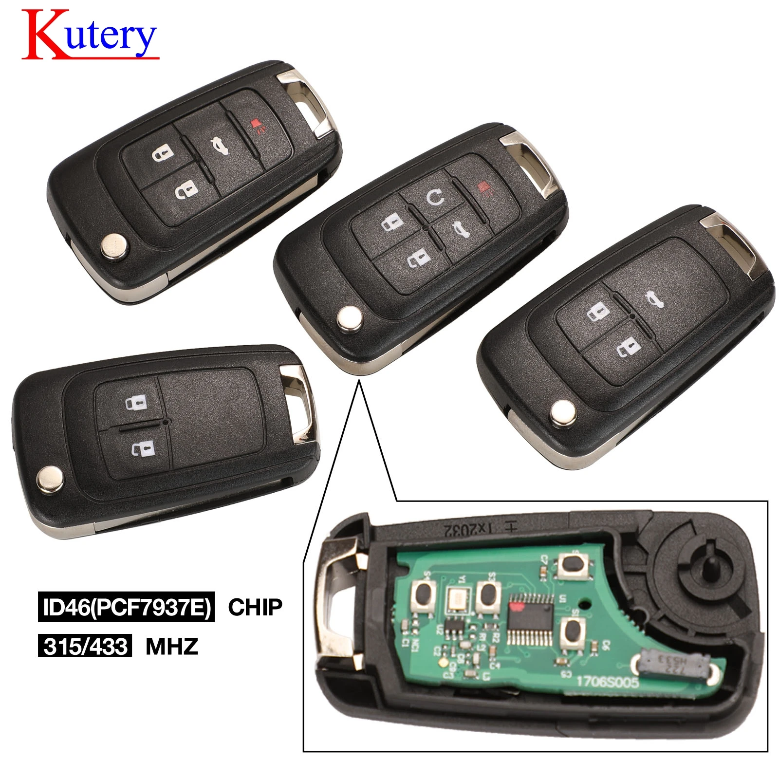 Автомобильный пульт дистанционного управления kutery для Chevrolet Cruze Epica Lova Camaro Impala 2/3/4