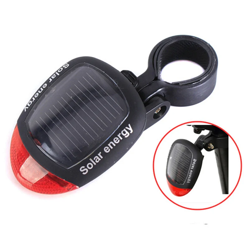 Фонарь задний велосипедный на солнечной батарее светодиодный N66|Велосипедная
