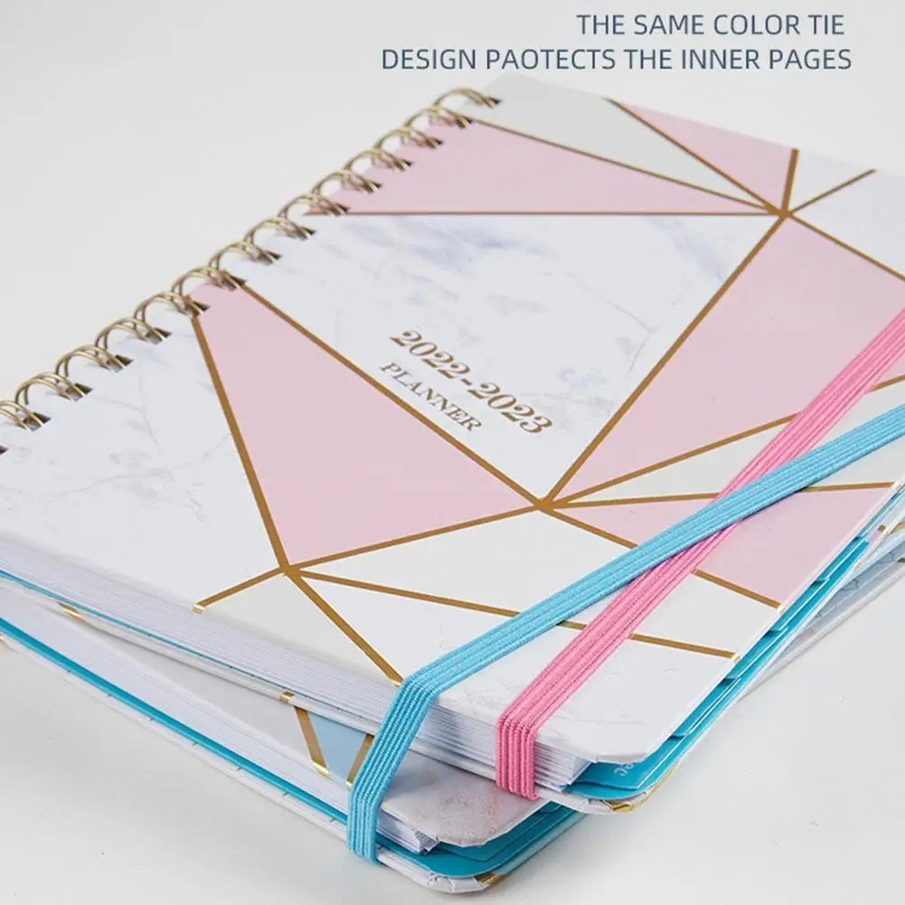 

Новинка 2022, ежедневник-планировщик формата А5 для самостоятельного управления временем, эффективный ручной блокнот с геометрическими узор...