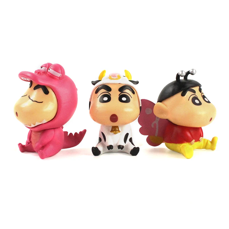 

6pcs Figures Cosplay Animals Bird Cat Dog Cow Rabbit Butterfly Crocodile Model Toys