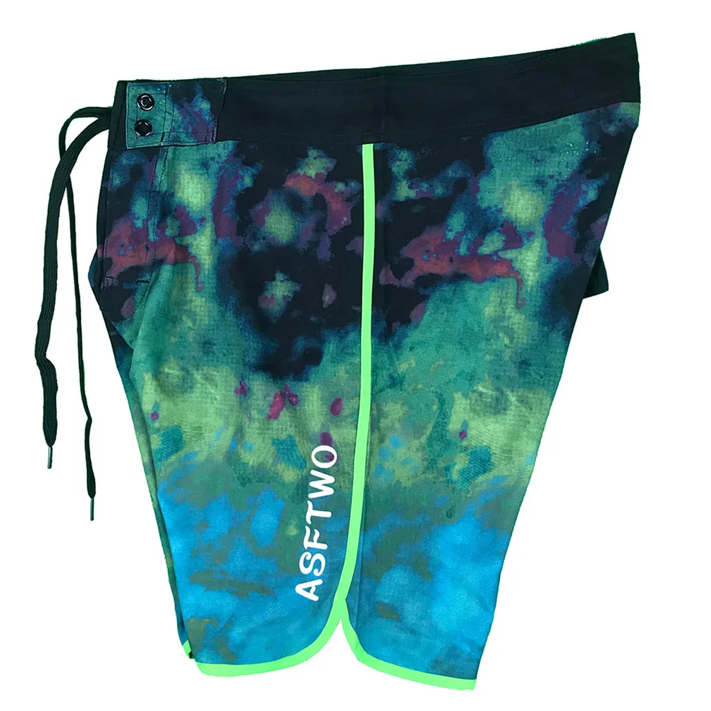 

Shorts Beachwear Gym Clothing Fashion Casual Print Patchwork Beach Surfing Swimming Loose Shorts Free Ship