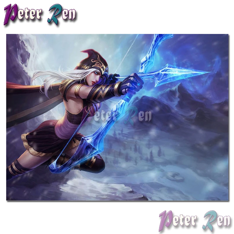 

5d League of Legends Archer Diamond Painting Embroidery DIY Square or round Mosaic Cross stitch Rhinestone Handmade gifts