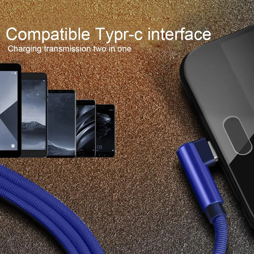 Кабель для быстрой зарядки и передачи данных на Android 2 1 А длинный кабель Micro USB Type-C |