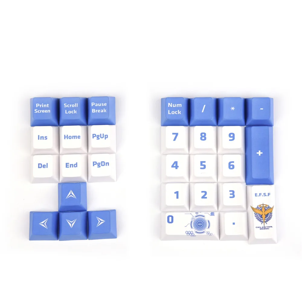 Колпачки для клавиш PBT Cherry Profile с 5 лицами сублимационные колпачки механической