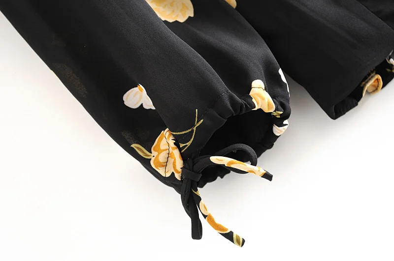 Bazaleas Fashion Half Sleeve Slim blusas 2020 Vintage Yellow Floral Print womens tops and blouse Chic blusa feminina | Женская одежда