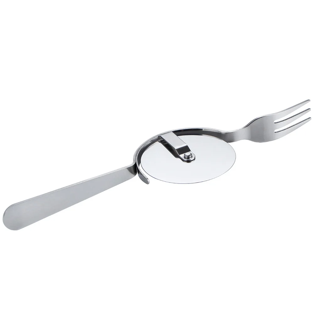 Резак для пиццы и вилка из нержавеющей стали резак с вилкой | Дом сад