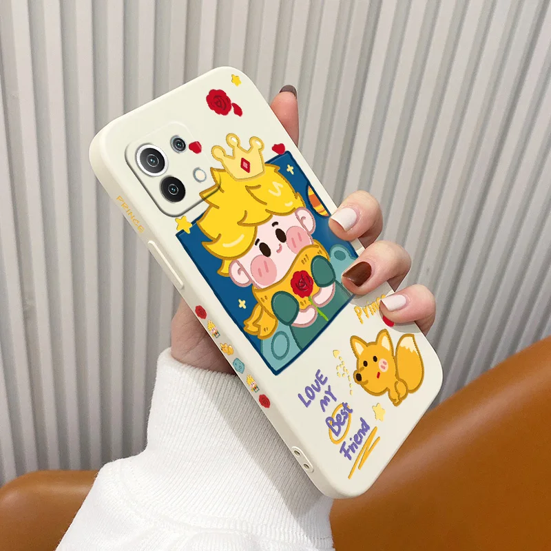 Apple Princess Portrait Phone Case For Xiaomi Mi 11 10T 10 lite 9T Note Redmi 9 8 8Pro 7 7Pro 9A K40 K30 Cover | Мобильные телефоны