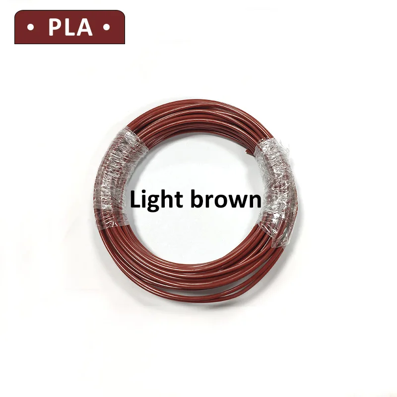 Light brown Сублимационная pla нить abs 3d принтер светится в темноте пластик 1,75 мм impresora resina для ручек abs filamento дешево - Цвет: Light brown