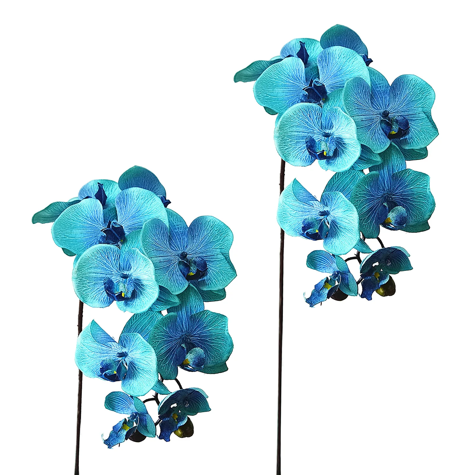 

10 Heads Butterfly Orchid Fake Decration Artifical Flower Simulation Plant Handmade DIY Home Shopping Mall Decorations