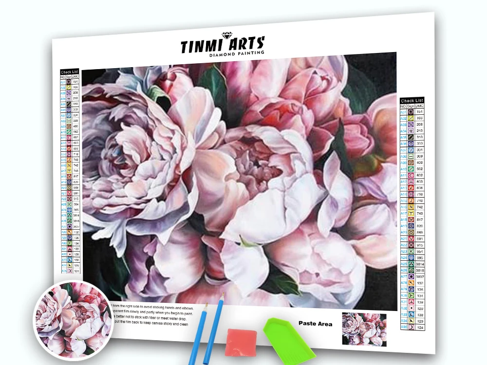 

Full Round Diamond Painting Flower 5D Diamond Embroidery Mosaic Cross Stitch Landscape Rose Home Decor Gift
