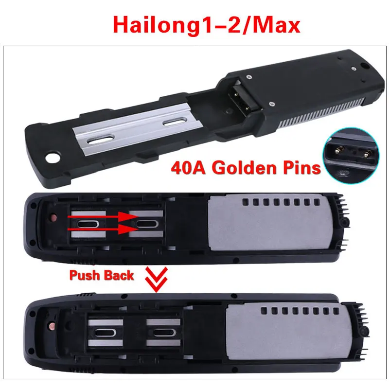 Оригинальный литий ионный аккумулятор для электровелосипеда Hailong 48 В 36 52 в 20 Ач