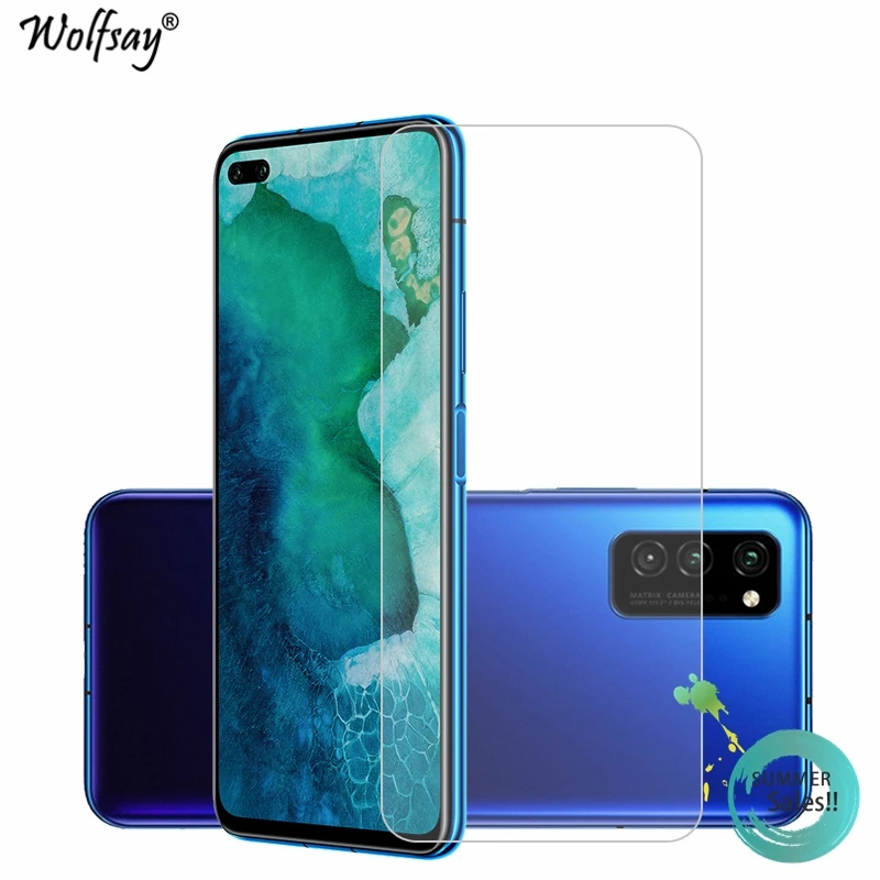 2 piezas de vidrio por Honor 30 de vidrio templado Protector de pantalla para el Huawei Honor 30 DE pel&iacute;cula del tel&eacute;fono para Huawei Honor 30-0