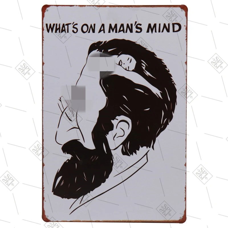 Европейская и американская привлекательная красота винтажные жестяные знаки