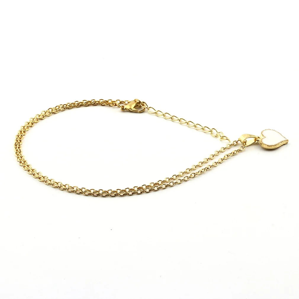 Подвески Ожерелья орнамент сплетни девушки Четыре Листья клевера сердце