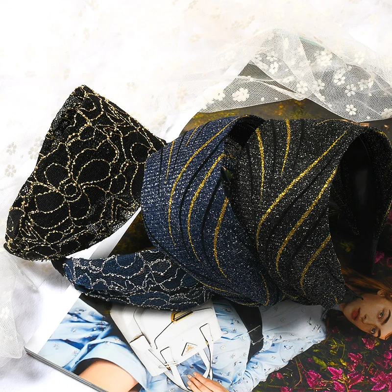 Женская широкая повязка на голову обруч для волос в Корейском стиле |