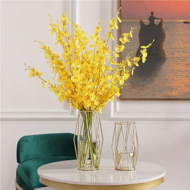 Искусственный цветок Шелковый орхидеи домашние мягкие украшения Украшение