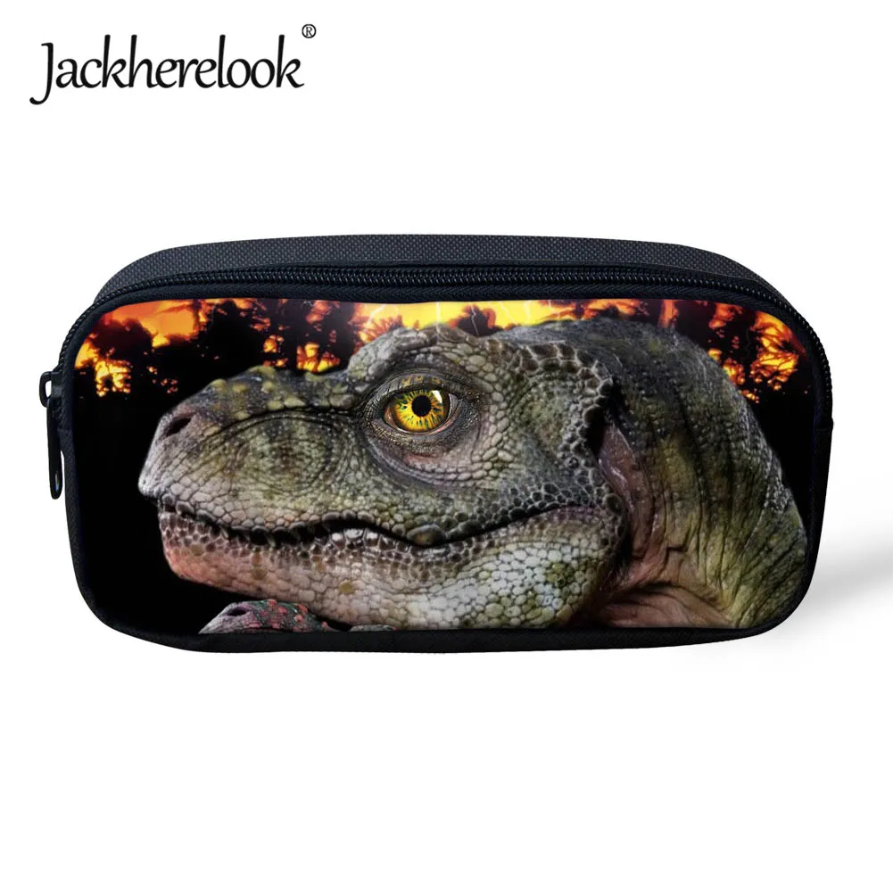 CC3932K Jackherelook, детская Студенческая классная сумка для карандашей, Детские косметички с принтом акулы, динозавра, косметичка, школьные пеналы - Цвет: CC3932K