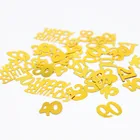 Миниатюрные золотые цифры, 15 гпакет, 18, 20, 30, 40, 50, 60, украшения для дня рождения, для взрослых, декоративная фигурка