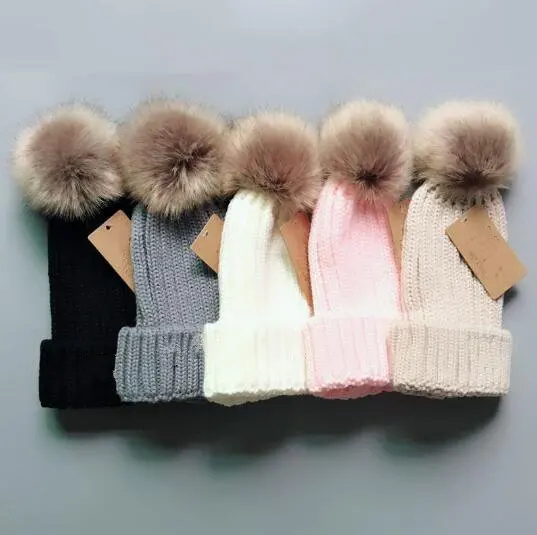 

nitted Beanies Thick Warm Vogue Ladies Wool Hat Hats