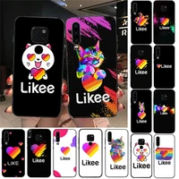 likee funny cat bear love heart phone case for huawei honor 7a 8x 9 10 20lite 10i 20i 7c 8c 5a 8a honor play 9x pro mate 20 lite