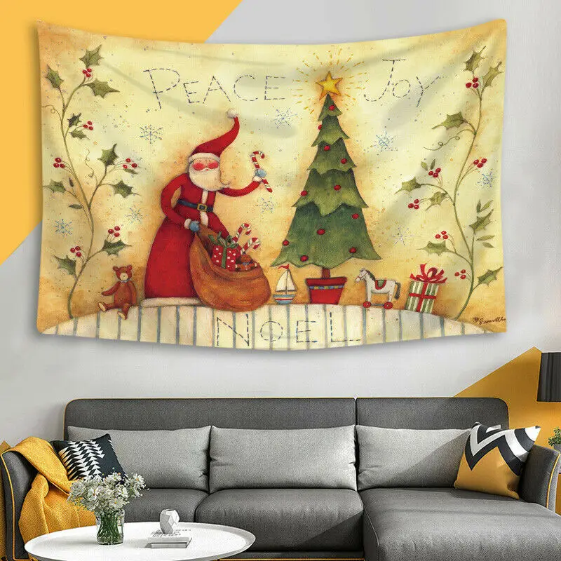 Рождество гобелены и лунной фазой гобелен настенный одеяла в готическом стиле
