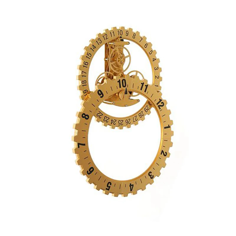 Большие настенные часы в скандинавском стиле 3d металлические механические