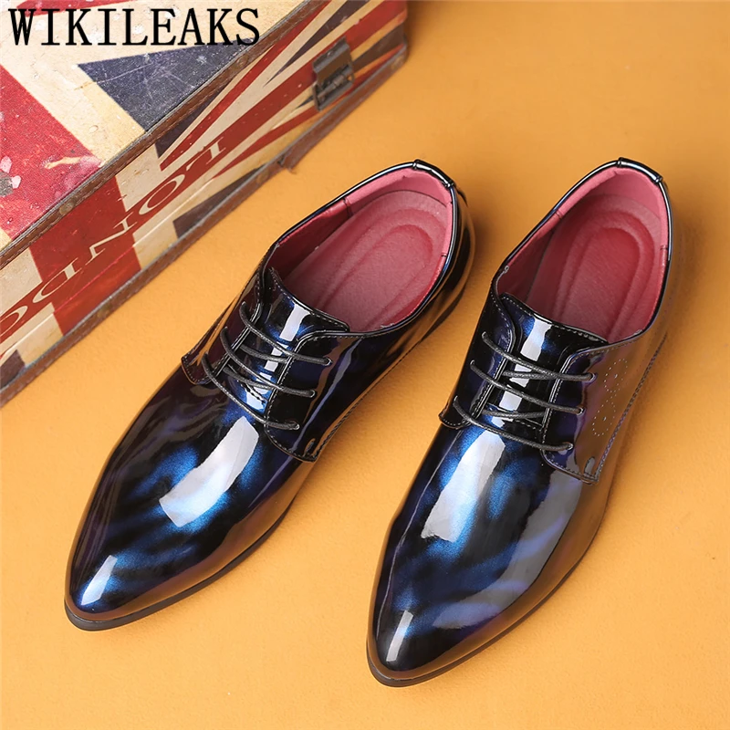 Свадебные туфли мужские офисные Мужские Модные Туфли оксфорды для мужчин