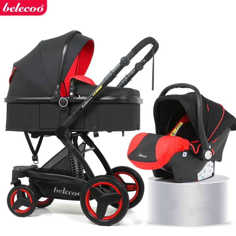 

Luxury Baby Stroller 3 in 1 With Car Seat High Landscape Babi Stroller 2 In 1 Baby Car Carriage Suitable For 0~36 Month