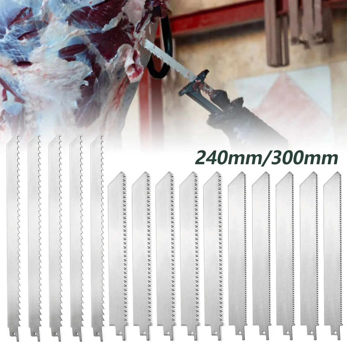 

Набор лезвий для сабельной пилы, 5 шт., 240/300 мм