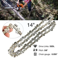14 inch metal chain saw blade wood cutting 52 drive chain feller pliers pitch saw accessories mill link 38 household chain k4s5