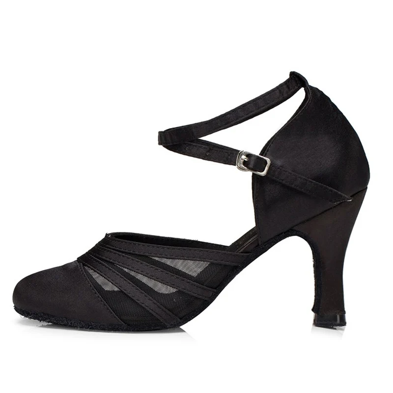 Женские туфли для латиноамериканских танцев профессиональные мягкие на высоком