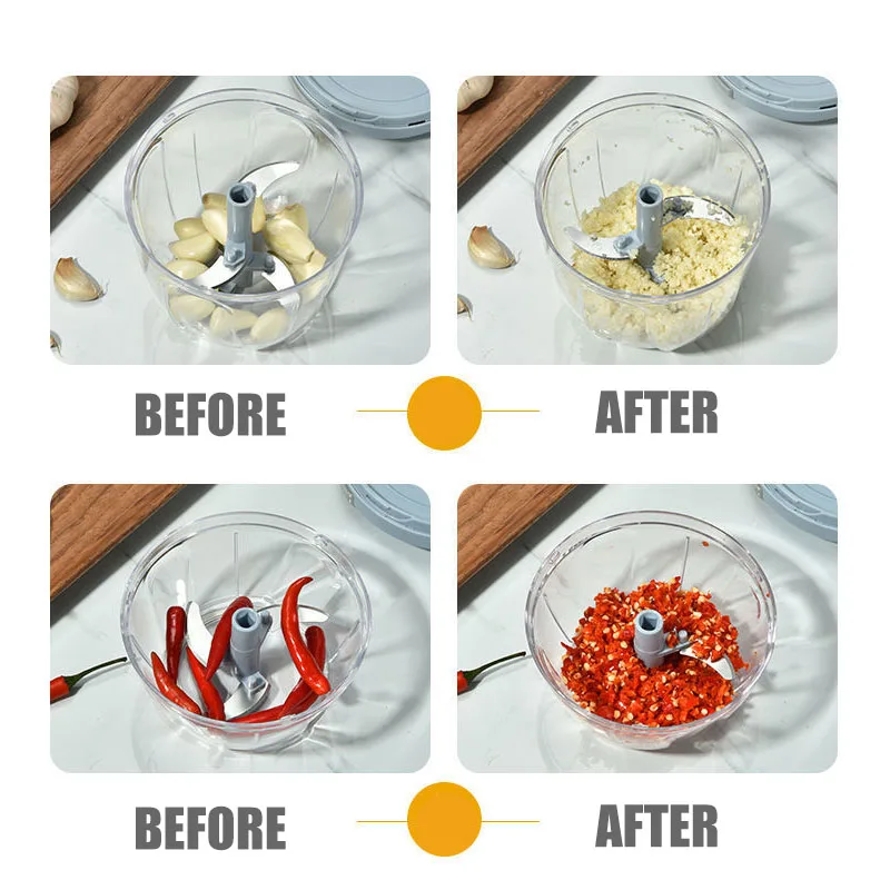 Бытовая электрическая машина дао для чеснока Беспроводная извлечения пюре