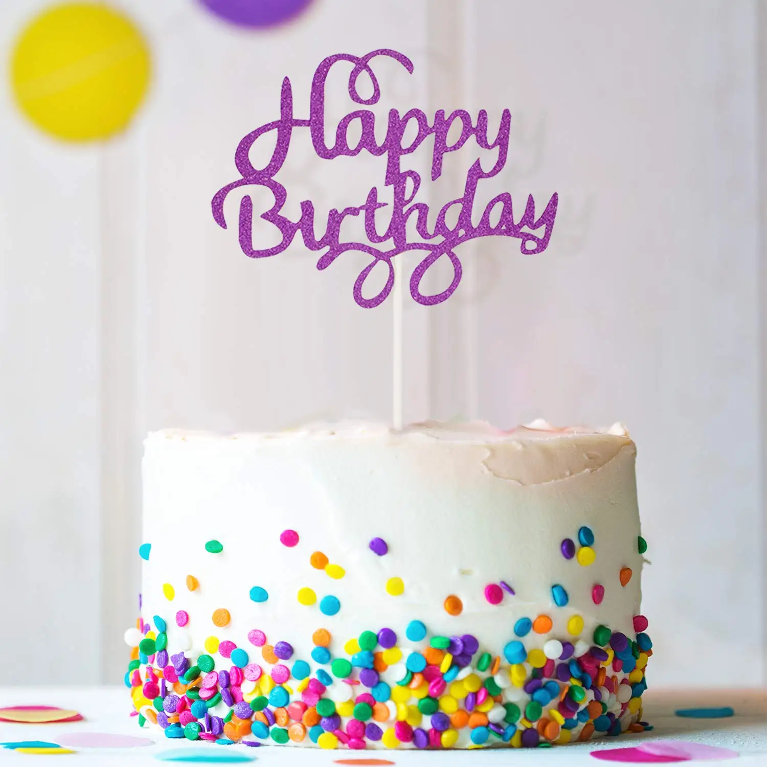 48 шт. топперы для торта на день рождения Топпер для торта «С Днем Рождения» выбирает Блестящий Топпер для торта украшения для День рождения; ...
