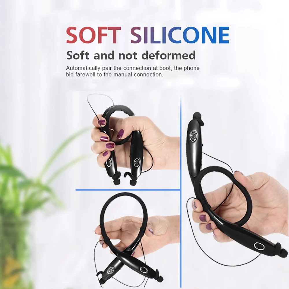 Bluetooth наушники беспроводные V5.0 Бег Спорт басов Беспроводные с микрофоном для Xiaomi