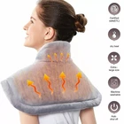 Электрическая греющая нагревательная подушка, одеяло, грелка для плеч и шеи, Электрический греющий нагреватель для снятия боли в плечах, регулятор температуры