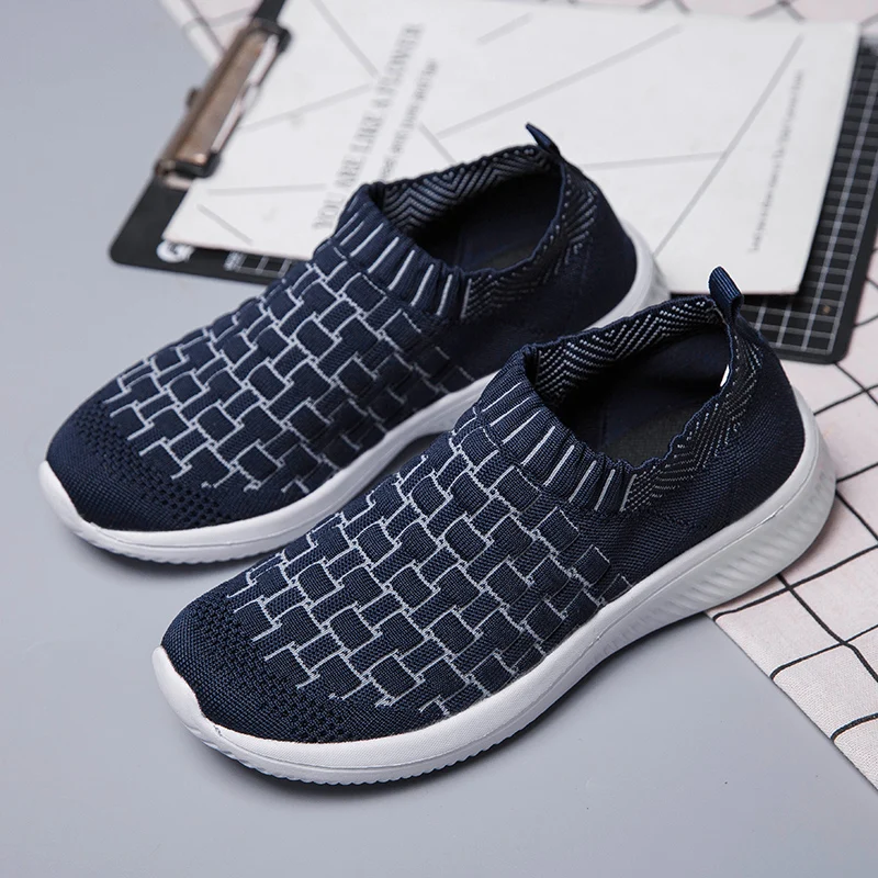 NIKEZI/Размеры 35-42 Женские Классические Легкие сетчатые Лоферы без шнуровки