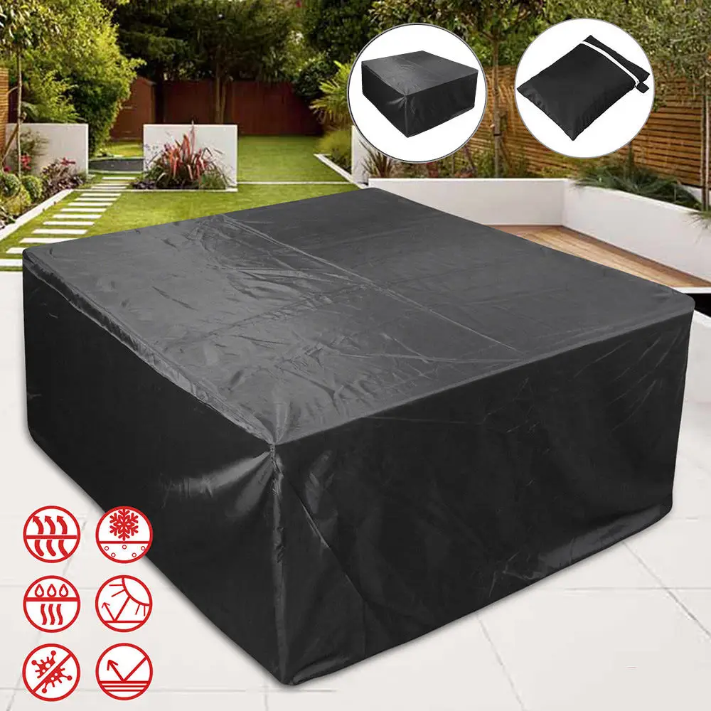 

Outdoor Garden Furniture Rain Cover Waterproof Oxford Cloth Furniture Cover For Table Cube Chair Sofa Garden Patio Protective