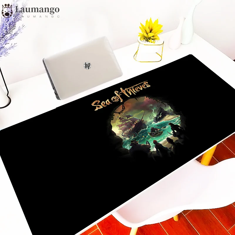 

Sea of thieves Mouse pad rubber Large tapis de souris gamer Keyboard XL table PC Gamer desk Mat 90x40 CS GO LOL HyperX mousepad